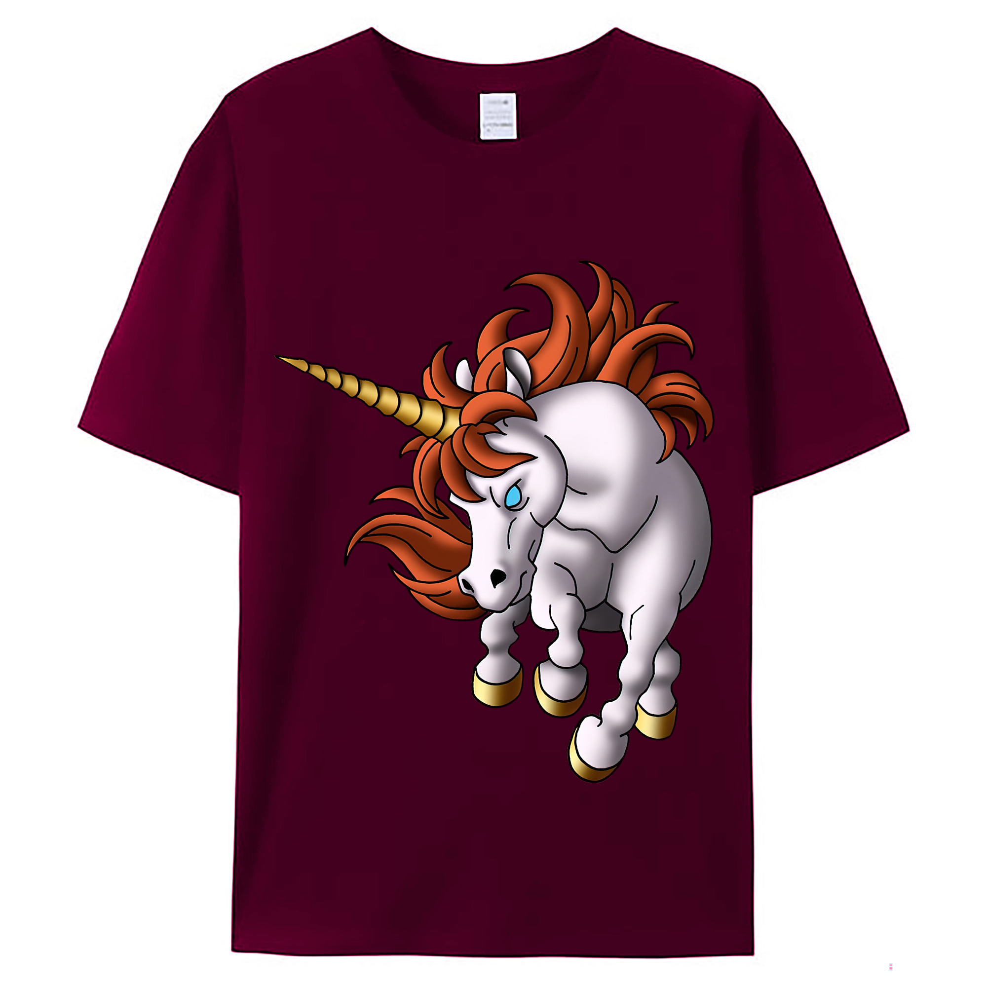 （画像用） ドラゴンクエスト Doragon Kuesuto Dragon Quest レディースカジュアルプリントTシャツ（綿100％）